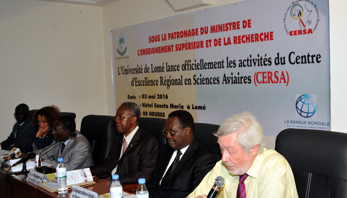 Lancement officiel du Centre d’Excellence Régional en Sciences Aviaires (CERSA) à Lomé 