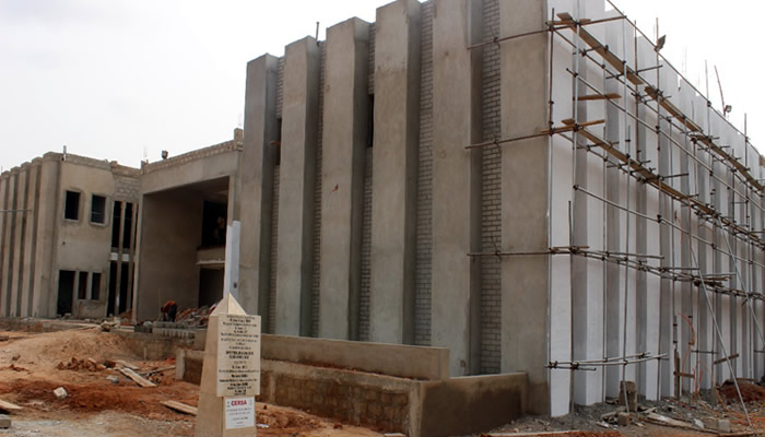 Le bâtiment principal du CERSA en finition et bientôt livré