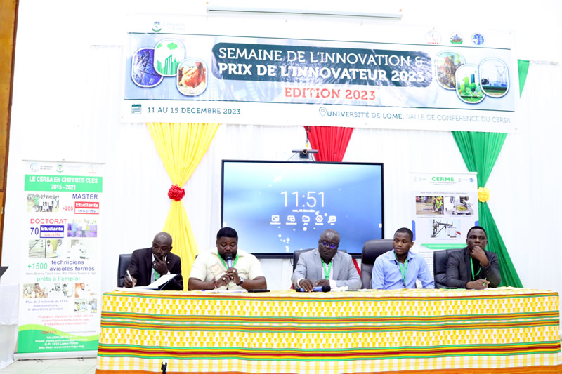 les centres d’Excellence de l’Université de Lomé priment une dizaine d’innovateurs