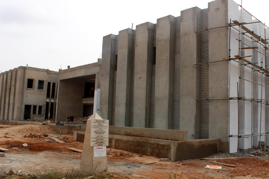 Le bâtiment principal du CERSA en phase finition bientôt livré