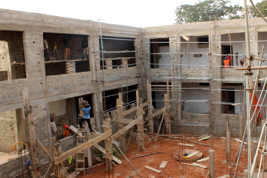 Le bâtiment principal du CERSA en phase finition bientôt livré